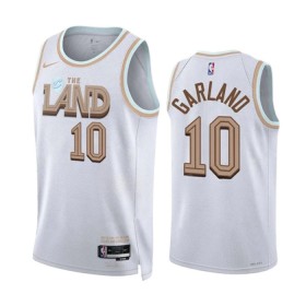 Dres Cleveland Cavaliers Darius Garland 10 Nike 2022-23 City Edition Bijela Swingman